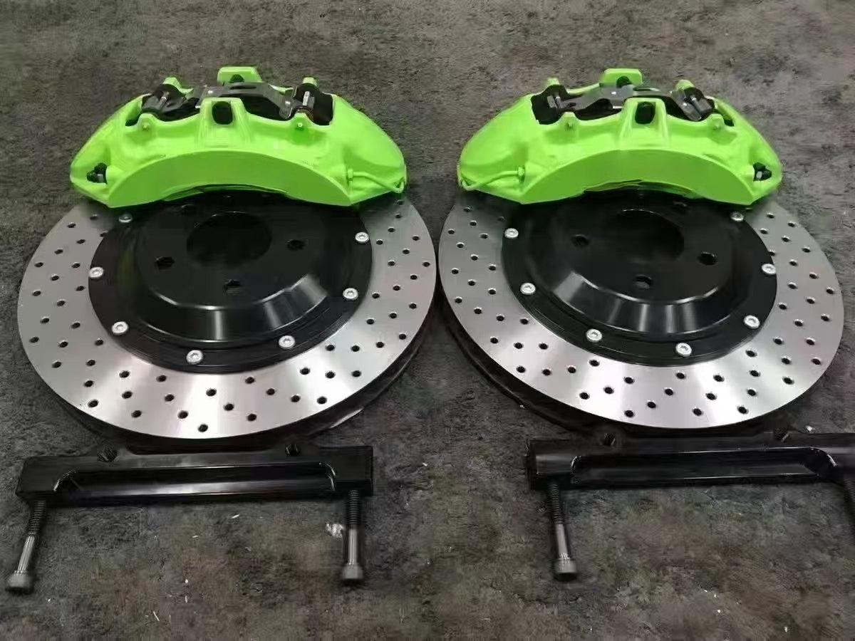 Brembo V6 Style Front 6 Piston Big Brake Kit Fit 18 / 19 / 20 / 21 Inch Wheels