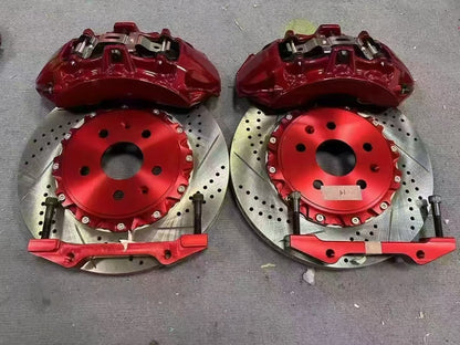 Brembo V6 Style Front 6 Piston Big Brake Kit Fit 18 / 19 / 20 / 21 Inch Wheels