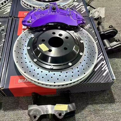 Brembo V6 Style Front 6 Piston Big Brake Kit Fit 18 / 19 / 20 / 21 Inch Wheels