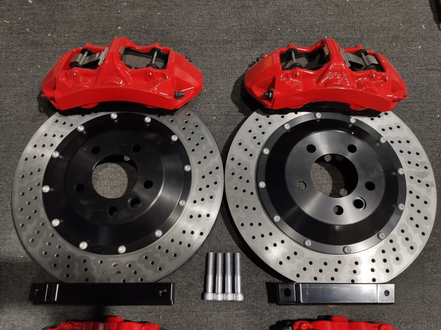Brembo GT6 Style Front 6 Piston Big Brake Kit Fit 18 / 19 / 20 / 21 Inch Wheels