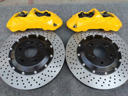 Brembo GT6 Style Front 6 Piston Big Brake Kit Fit 18 / 19 / 20 / 21 Inch Wheels