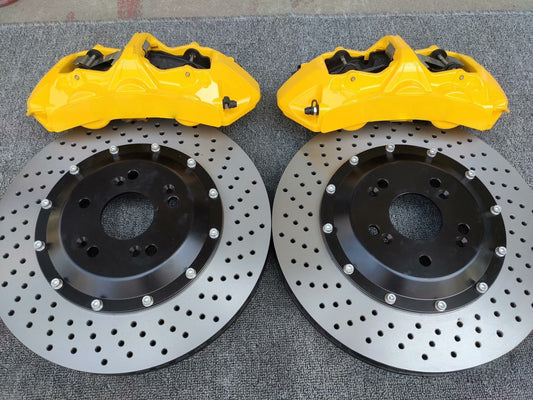 Brembo GT6 Style Front 6 Piston Big Brake Kit Fit 18 / 19 / 20 / 21 Inch Wheels