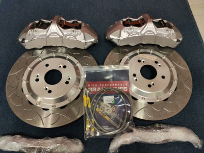 Brembo GT6 Style Front 6 Piston Big Brake Kit Fit 18 / 19 / 20 / 21 Inch Wheels