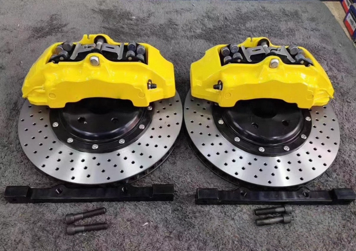 Brembo 18Z Style Front 6 Piston Big Brake Kit Fit 18 / 19 / 20 / 21 Inch Wheels