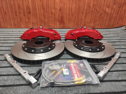 Brembo 18Z Style Front 6 Piston Big Brake Kit Fit 18 / 19 / 20 / 21 Inch Wheels