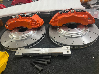 Brembo 18Z Style Front 6 Piston Big Brake Kit Fit 18 / 19 / 20 / 21 Inch Wheels